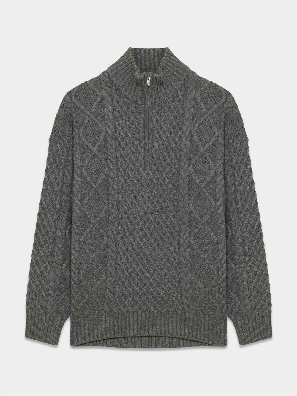 Aritzia Sunday Best Peggy Turtleneck Sweater Grey Small